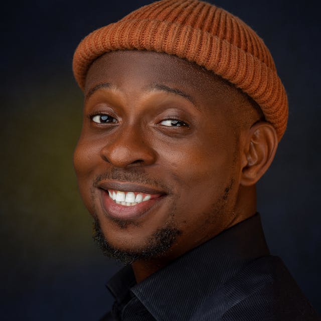 Michael Robinson with his new smile